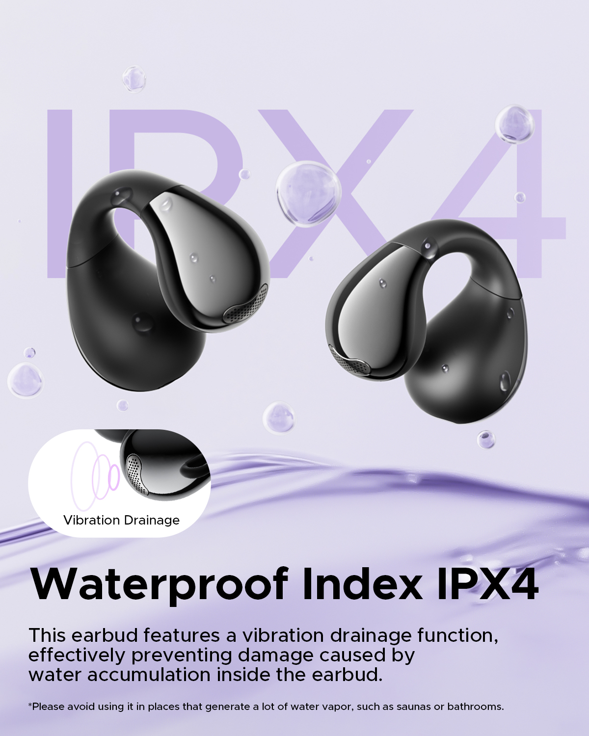 Truefree B1 Clip-On Kabellose Ohrhörer, Bluetooth 5.4, Räumlicher Klang, 10.8mm Treiber, 25H Wiedergabezeit, Klare Anrufe, Multipoint, App-Anpassbar