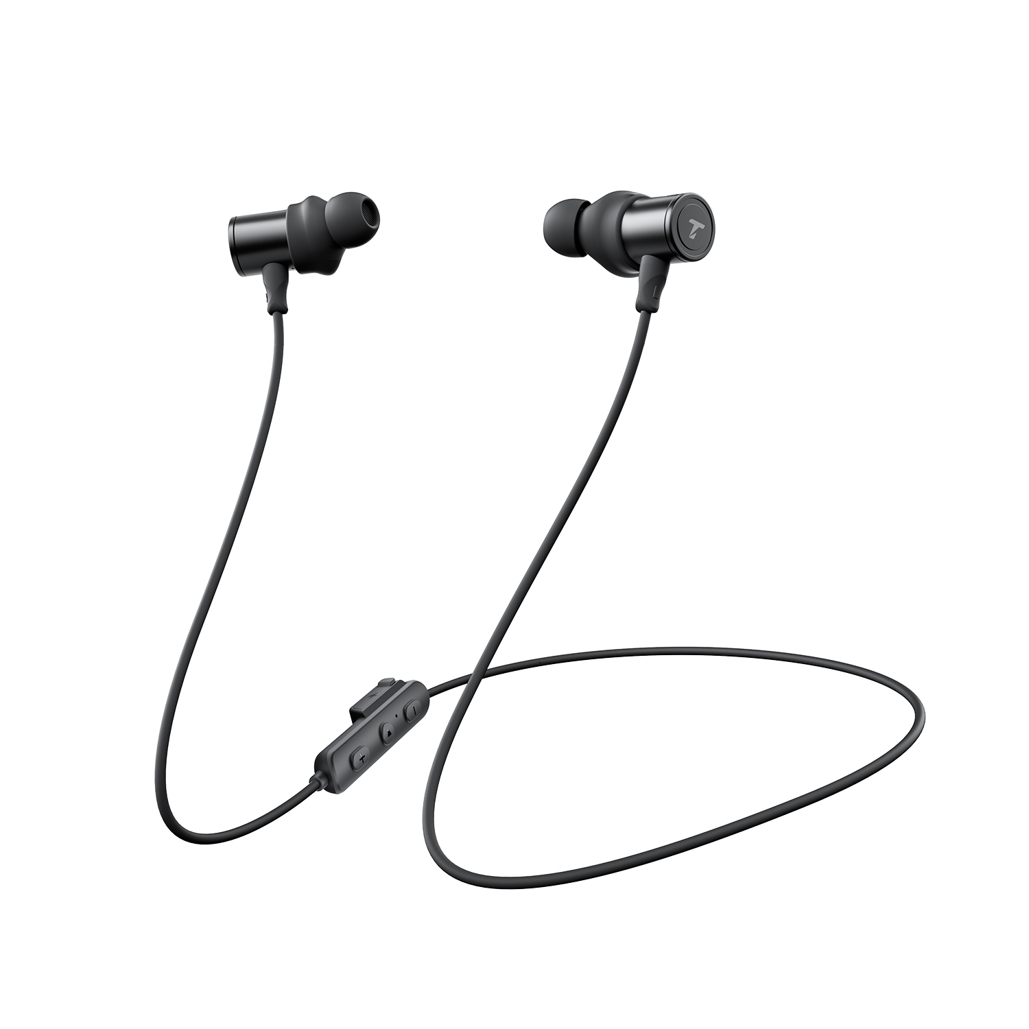 TRUEFREE HD-100 Neckband Sports Earphones, 11mm Dual-Magnetic Driver Wireless Headphones, 20H Playtime, IP67 Waterproof, Fast Charge, AI Noise Cancellation, Ultra-Low Latency, App-Enhanced EQ